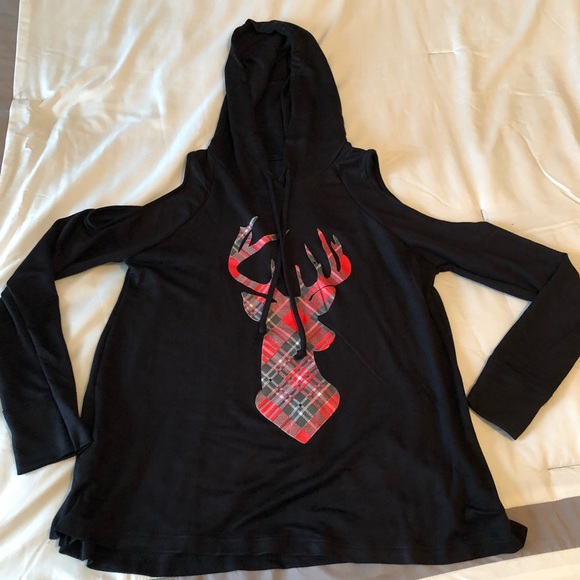 Papermoon plaid reindeer top - Picture 6 of 6